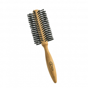 Brosse brushing 1845 vue de face - Hêtre rouge et soies de sanglier - 6,3x26x6,3cm