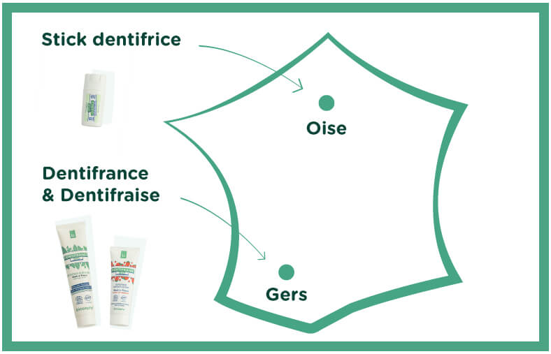 Dentifrice fabriquée en France