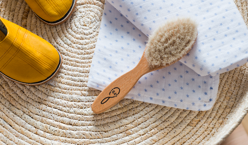 Bee Bohème - BROSSE CHEVEUX BÉBÉ EN BOIS